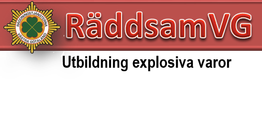 Utbildning explosiva varor
